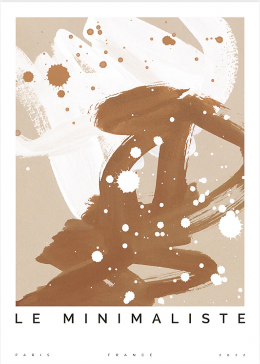 Le Minimaliste Poster, 30x40
