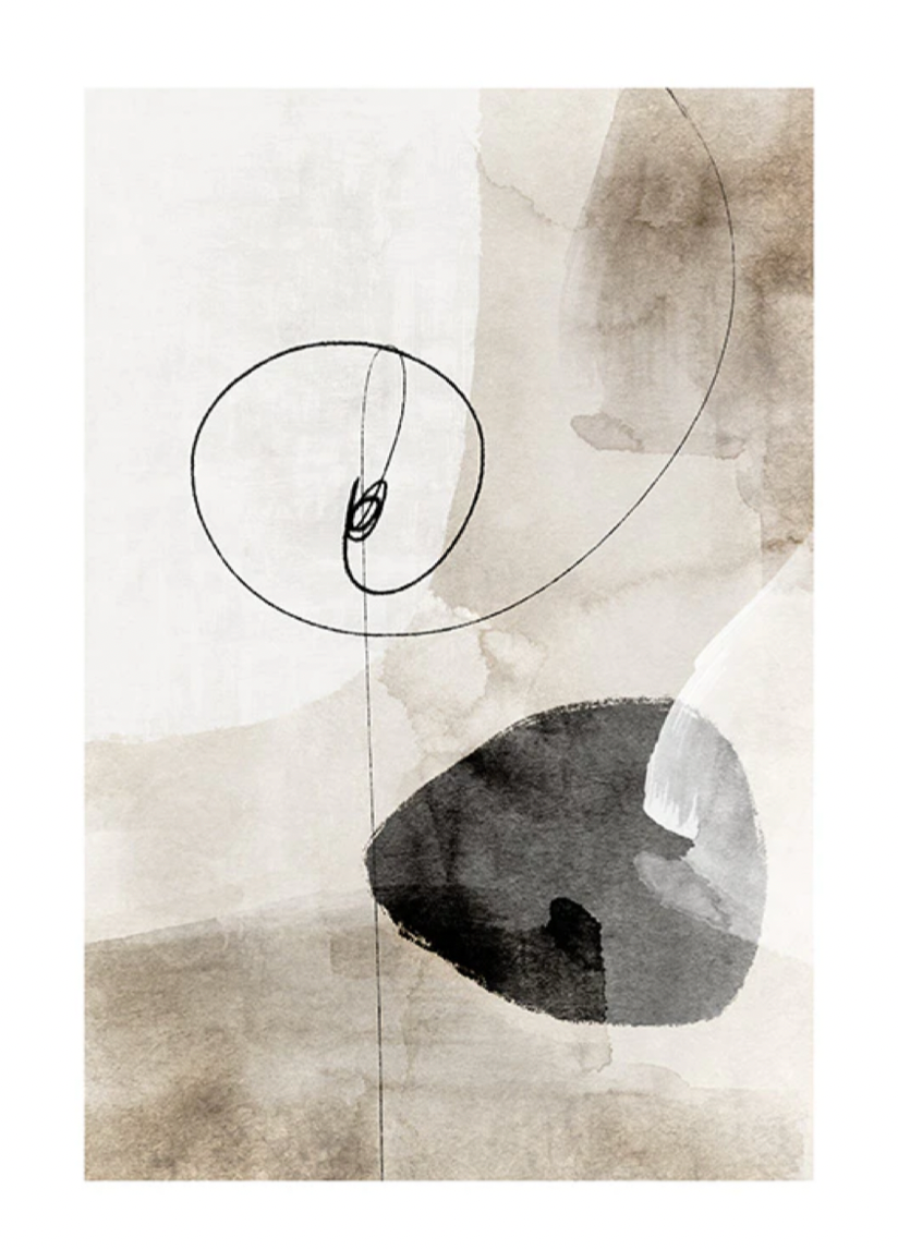 Watercolor Strokes No1 Poster 