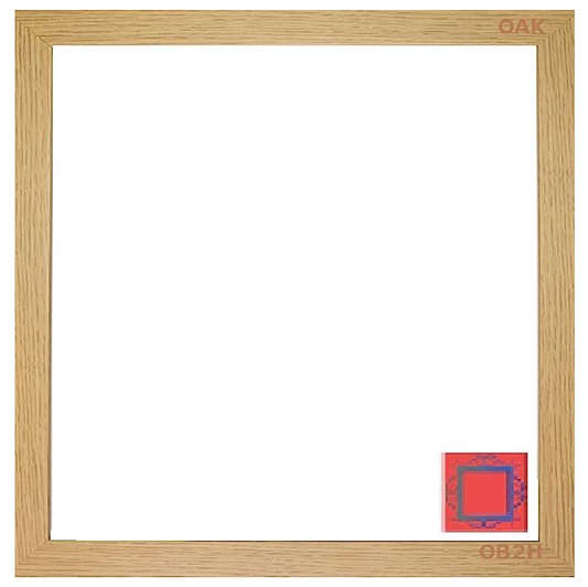 Oak Square Picture Frame, 50x50cm