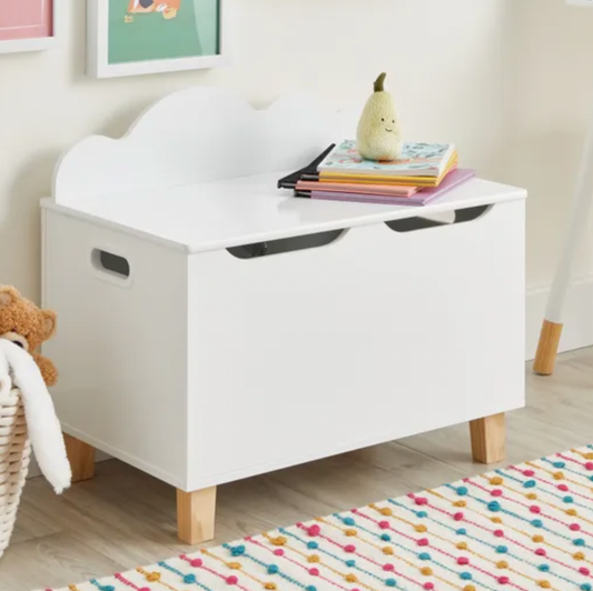Kid's Cloud Toy Chest, H 55cm x W 60cm x D 40cm