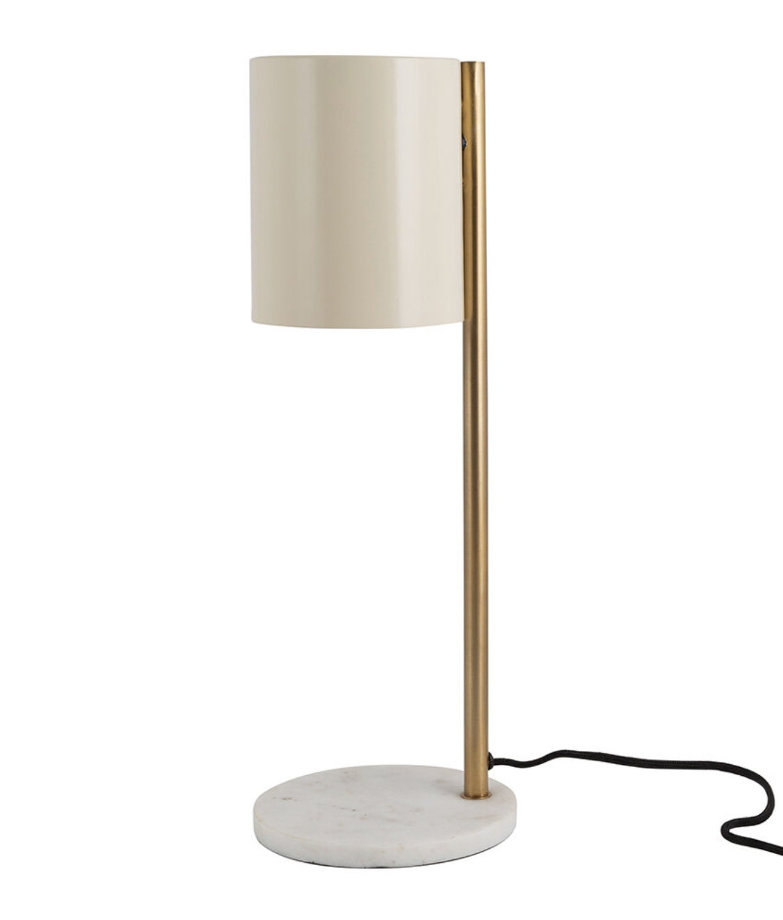 Retreat Cylinder Lamp - Matt Cream, 18x18x51cm