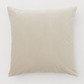 Cotton Velvet Cushion Cover, Beige 50x50cm