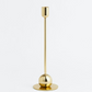 Tall metal candlestick, Gold-coloured 1