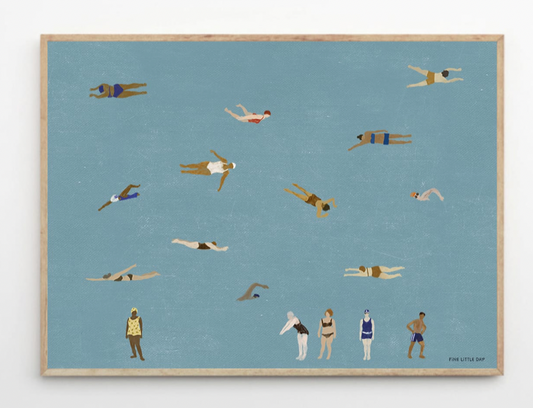 Fine Little Day, Swimmers 50x70