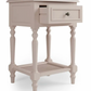 Lucy Cane 1 Drawer Bedside Table - Natural