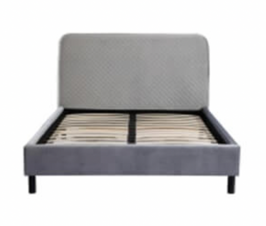 Monaco 4'6" Bed Frame- Grey Paris 6