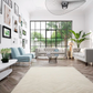 Holdren Cream Area Rug,  160 x 230cm