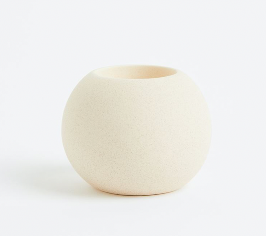 Stoneware tealight holder