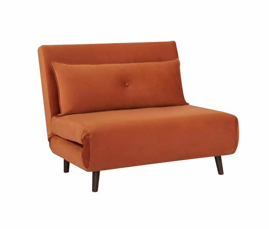 Habitat Roma Small Double Chairbed - Orange 101cm
