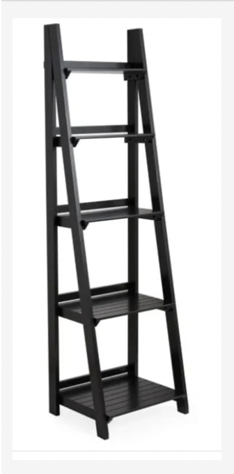 Nautical Black Ladder Shelves