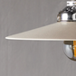 Cecilia eramic shade in natural plaster, 4x22.5cm
