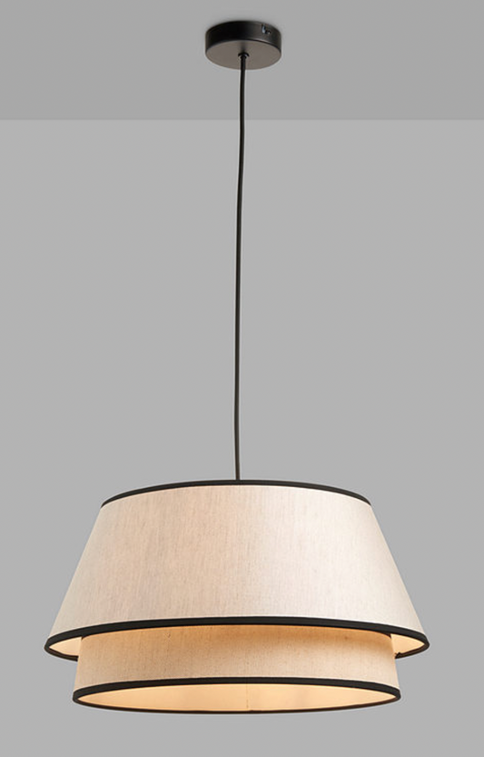 John Lewis ANY DAYTwo-Tier Ceiling Light, Natural, 23x45cm