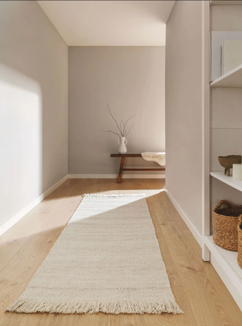 Benuta Pure - Wool Runner Lars Cream, 200 x 70cm