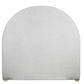 Walter Faux Linen Headboard Dove Grey - Double, 142x146x9cm