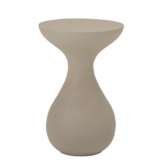 Abebe Sidetable, Grey, Aluminum, 30x0x46cm