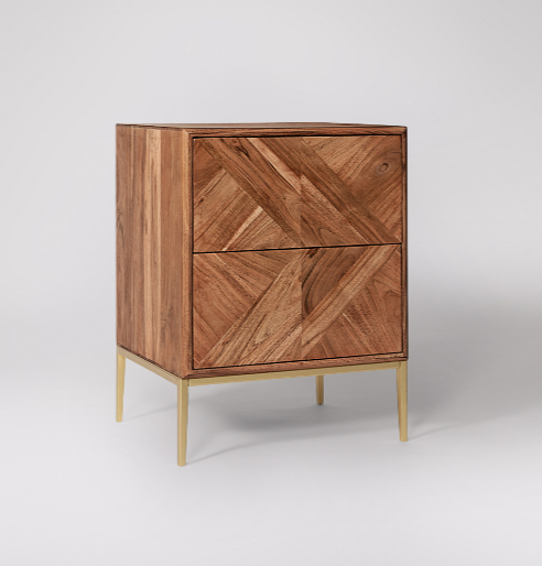 Swoon Editions Norrebro Bedside Tables, 38x43x58cm