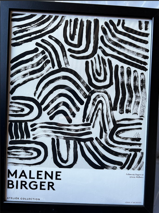 Malene Birger Follow My Fingers, 30 x 40cm, framed