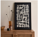Tribal Cut Out Paper 76x46cm Black