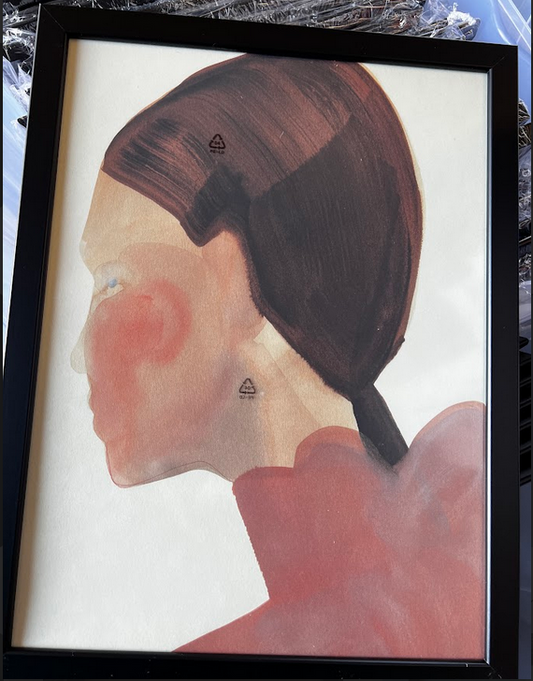 The Ponytail, 30 x 40cm, framed