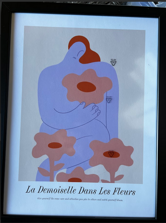 La Demoiselle, 30 x 40cm, framed