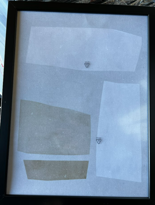 Rectangular Shapes, 30 x 40cm, framed