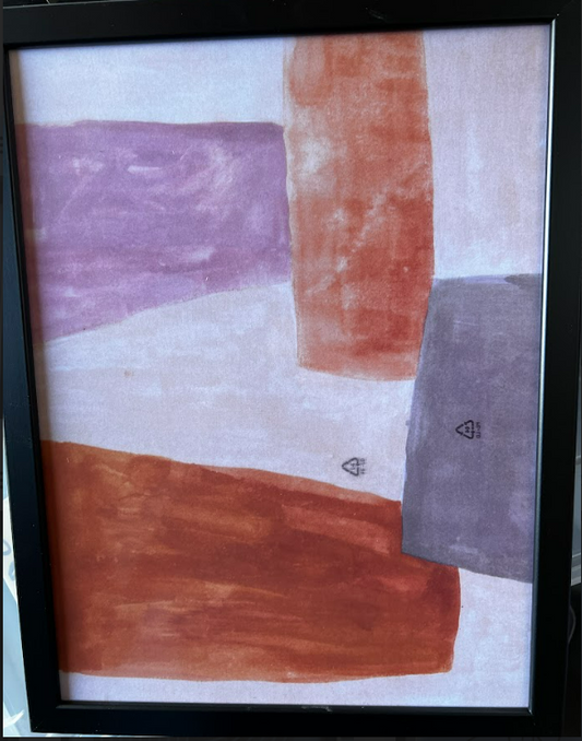 Helen Frankenthaler Horoscope, 30 x 40cm, framed