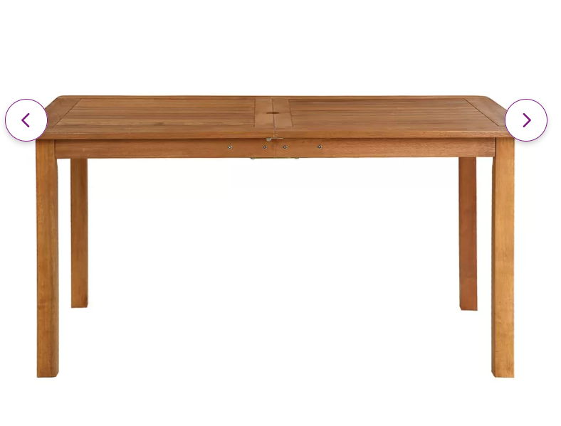 Arianna Rectangular 4 - Person, 74x90x150cm
