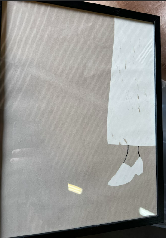The Shoe, 30 x 40cm, framed