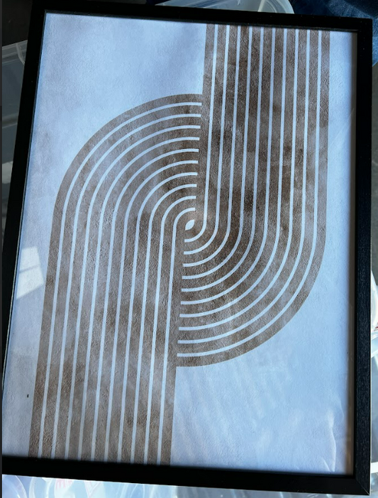 COPPER ARCHES, 30 X 40cm, framed