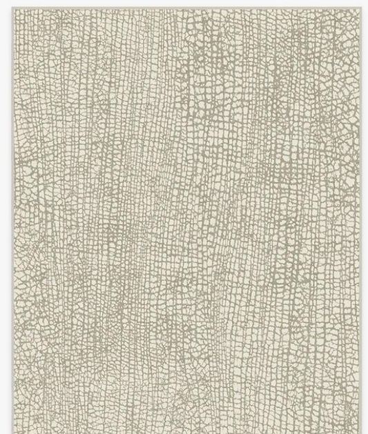 Crackle Light Grey Rug, 245x305cm