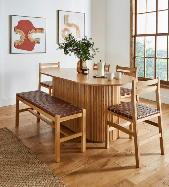 Amari 8 Seater Oval Dining Table, 76x180x90cm – Flyp Catalog