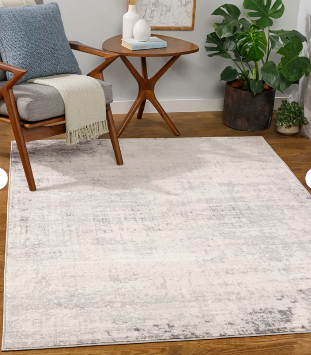 Haili Charcoal/Light Grey/White Rug, 160x215cm
