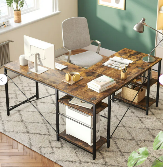 Fortson L-Shape Computer Desk