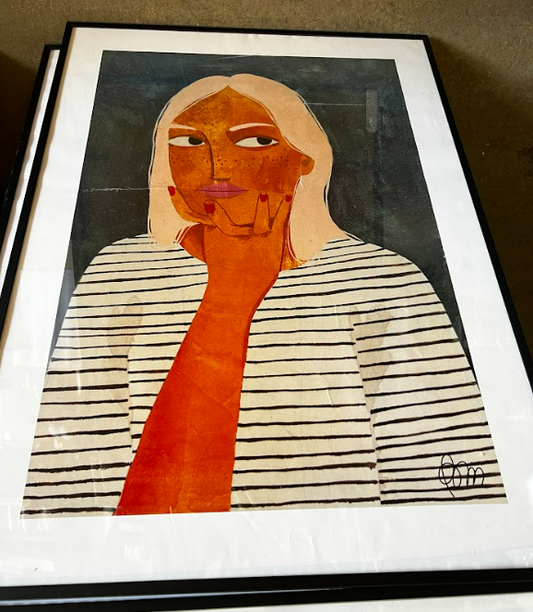 FOR THE LOVE OF ART, 50 X 70cm, framed