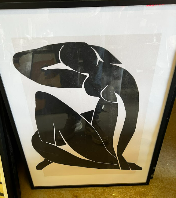 HENRI MATISSE Black Nude, 50 x 70cm, framed