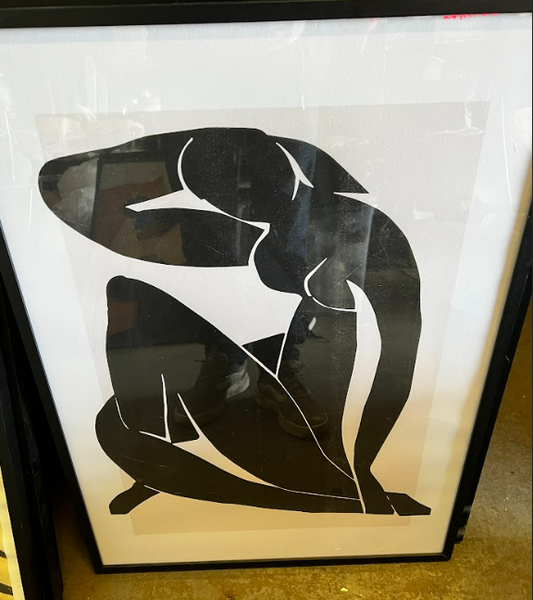 HENRI MATISSE Black Nude, 50 x 70cm, framed