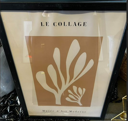 LE COLLAGE NO4, 50 x 70cm, framed