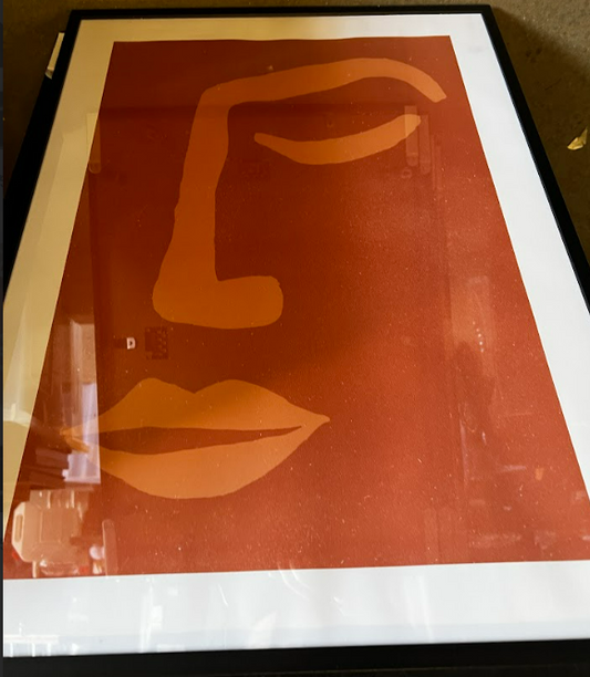 HAZEL FACE, 50 x 70cm, framed