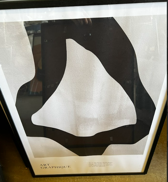 ART GRAPHIQUE NO2, 50 x 70cm, framed