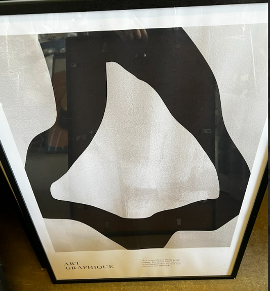 ART GRAPHIQUE NO2, 50 x 70cm, framed