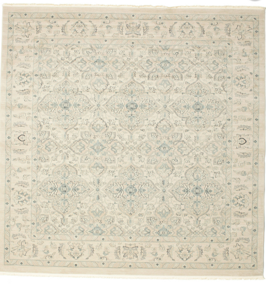 Ziegler Greenville Rug - Cream beige / Light blue 300x300
