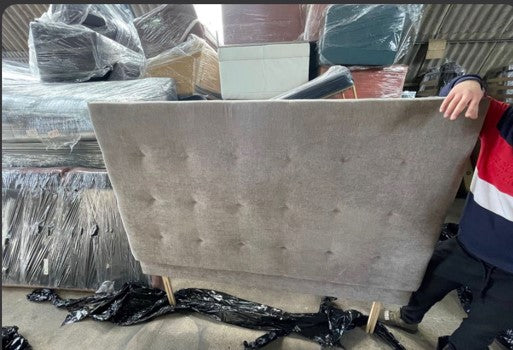 Light Grey Super King Bed