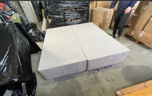 Light Grey Super King Bed