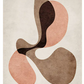 ORGANIC SHAPES NO2, 30 x 40cm, framed
