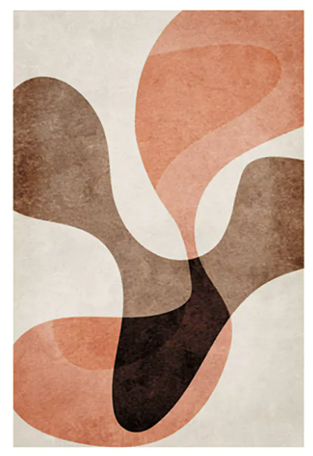 ORGANIC SHAPES NO1, 30 x 40cm, framed
