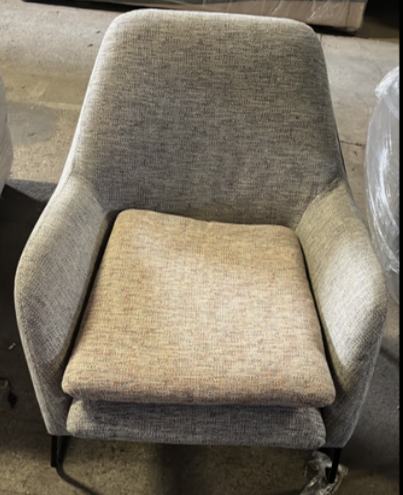 Light Gray Armchair, 90x90x70