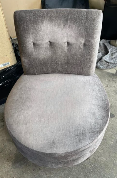 Gray Swivel Accent Chair
