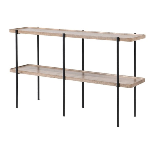 MODERN 2 TIER CONSOLE TABLE, 70x120x32.5cm
