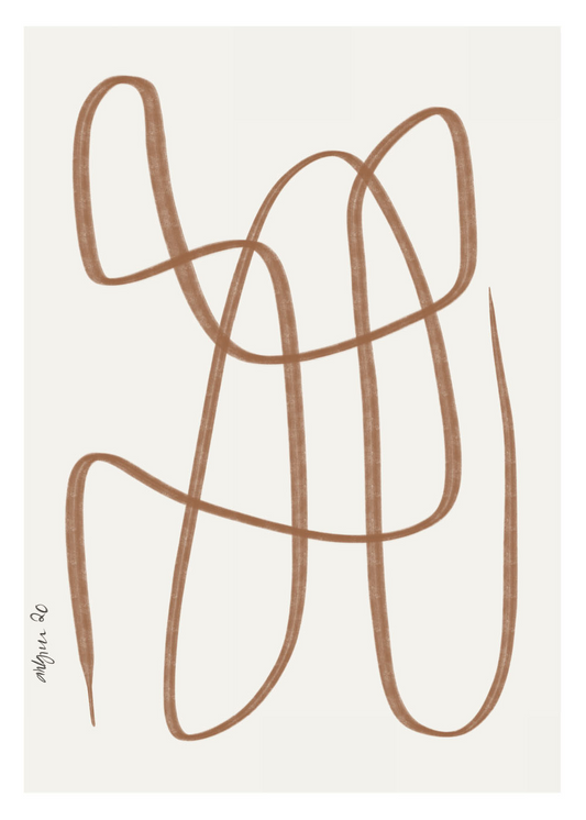Different Ways Brown, 30x40