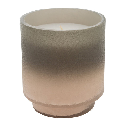 Global Explorer Footed Buried Glass Coloured Candle